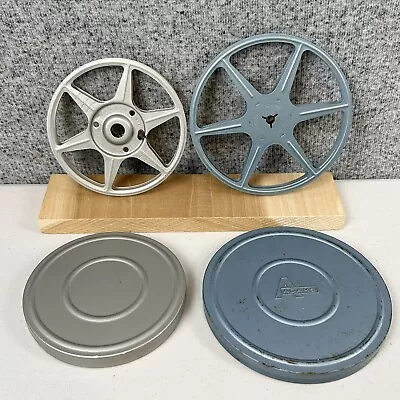 Vtg Super 8mm Metal Reels And Tin Cases/Canister Compco Corp/Scherer • $14.95