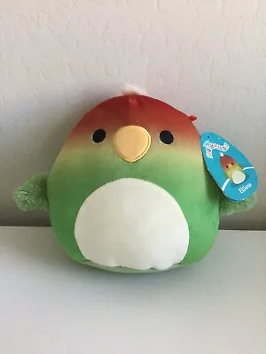 Squishmallow KellyToy “Elliene” Sun Conure Parrot Bird Plush Animal NWT 7-8” Toy • $18.99