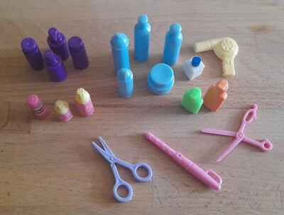 £15 • Buy Barbie/Sindy Bathroom Accessories Bundle, Bottles, Scissors, Hairdryer