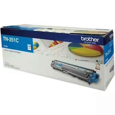 Brother Genuine TN-251C CYAN Toner For HL3150CDN HL3170CDW MFC9140CDN 1.4K Pages • $128.80