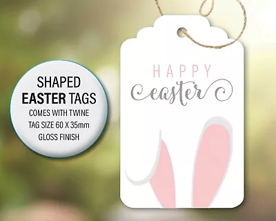 Easter Gift Tags. Basket Tags For Easter Bunny Gift Tag. Happy Easter Tag 24b • £2.45