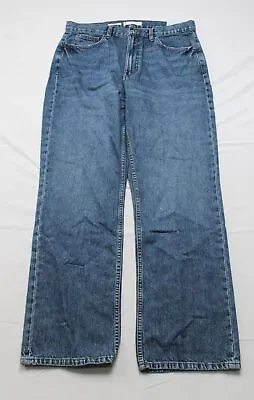 Mango Women's Matilda Mid-Rise Straight Fit Jeans JC3 Dark Blue Size 44 (US 12) • $15.99