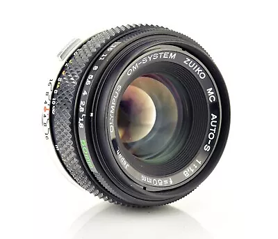 Olympus OM Zuiko Auto-S 50mm F/1.8 Standard Manual Prime Lens • £42.99