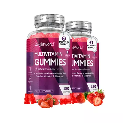 Multivitamin & Mineral - 240 Gummies For Adults - Vitamin A B C D E - Zinc • £32.99