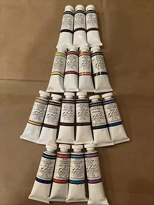 ALL NEW Lot Of 17 M Graham & Co. 15 ML Watercolor Tubes Great Variety Of Colors • $72