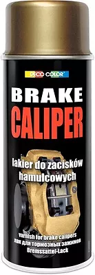 DECO COLOR PACK OF: GOLD SATIN BRAKE CALIPER SPRAY PAINT 400ml HEAT MOTO SPORT • £9.98