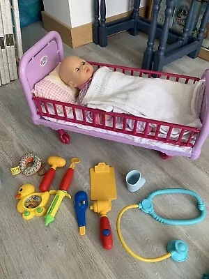 £25 • Buy Baby Born Hospital Bed, Small Baby Born Plus Medical Equipment