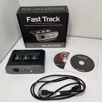 M-Audio Fast Track - USB Audio Recording Interface W/ PRO TOOLS Software ML03 • $30