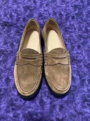 J.Crew Winona Lug-Sole Leather Penny Loafers *Unworn* • $125