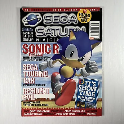 £24.95 • Buy Official Sega Saturn Magazine - Issue #22 August 1997 Sonic R Resident Evil- VTG