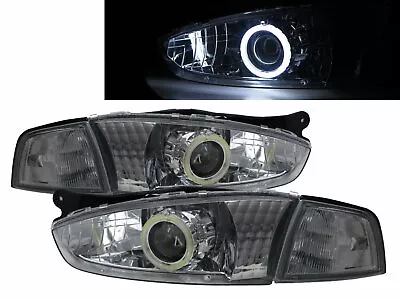 LANCER 07/96-07/98 Coupe 2D COB Projector Headlight Chrome For MITSUBISHI LHD • $447.36