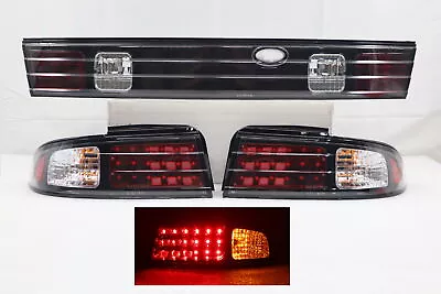 NEW SILVIA S14 240SX~1993~1998~Coupe 2D LED Tail Rear Light RED/SMOKE For NISSAN • $350