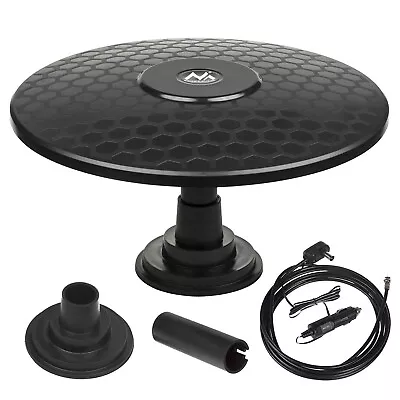 12V 24V TV Antenna Aerial USB Magnetic DVB-T2 HEVC Multi-Directional Car Camper • £26.45