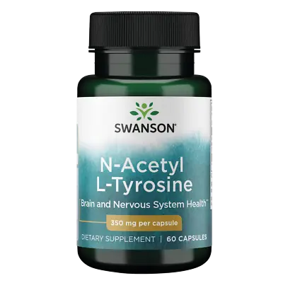 Swanson N-Acetyl L-Tyrosine 350 Mg 60 Capsules • $8.82