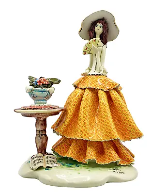 Standing Lady Figurine W/Flowerpot By Zampiva Lmtd. Edition 300 Pices Only NEW • $315