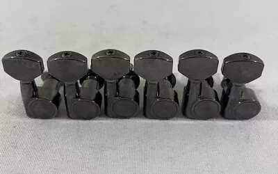 2015 Ibanez Jem Jr Inline-6 Tuning Pegs Tuners Cosmo Black Two-Pin • $27.95