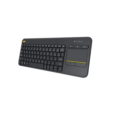 Logitech K400 Plus Wireless Keyboard With Touchpad & Entertainment Media Keys Ti • $119