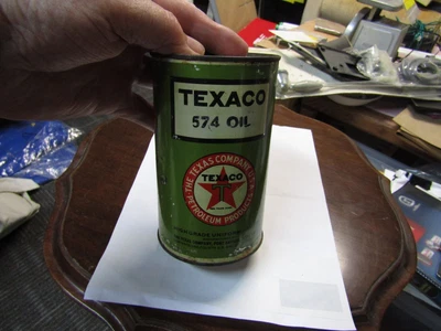 $75 • Buy Vintage Original Advertising TEXACO 574 Metal Motor Oil Can 1 QT. THE TEXAS CO.