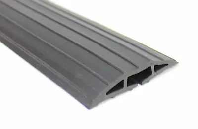 £11.99 • Buy NEW Black Floor Bumper Cable Tidy Wire Lead Cover Protector Ramp Strip Trunking