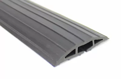 NEW Black Floor Bumper Cable Tidy Wire Lead Cover Protector Ramp Strip Trunking • £13.99