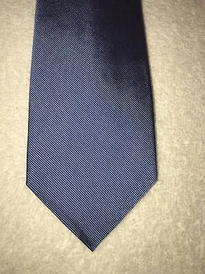 BROOKS BROTHER Silk Solid Blue Design Tie BRAND NEW • $29.99