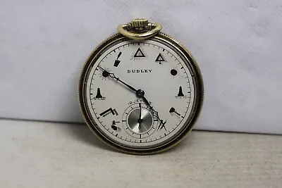 Dudley   Pocket Watch Masonic • $4600