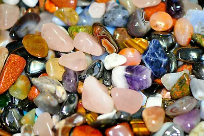 Wholesale Crystals Mixed 16-25mm Healing Crystals Tumblestones  25g - 1kg Chakra • £2.99