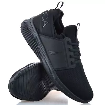 Mens Casual Walking Running  Memory Foam Lace Up Gym Sports Trainers Shoes Size • £16.98