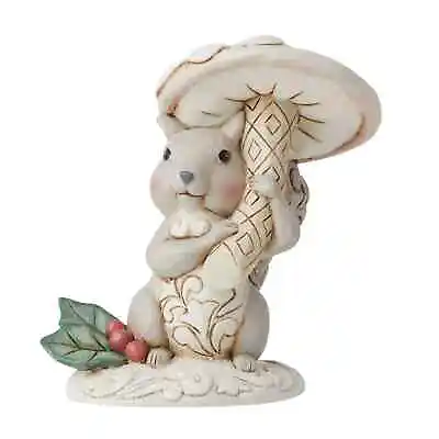 Jim Shore WOODLAND SQUIRREL WITH MUSHROOM 6012686 BRAND NEW IN BOX • $25.11