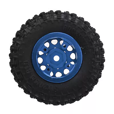 RC Wheels And Tires 4pcs Aluminium Alloy RC Rubber Tires For 1/18 RC Cars • $25.92