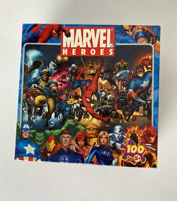 NEW SEALED Marvel Heroes 2006 100 Piece  Jigsaw Puzzle • $4.99