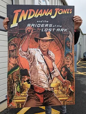 Indiana Jones And The Raiders Of The Lost Ark Movie Poster • £14.95