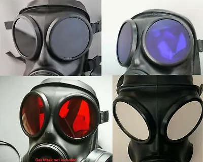 S10 Gas Mask Lenses / Outserts - Black - Blue - Red - Green - Blue  • $67.14