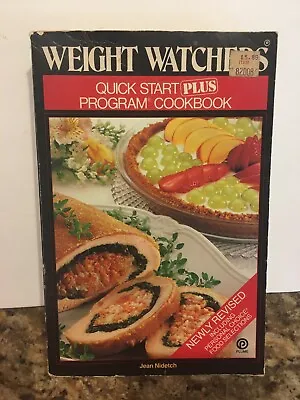 $2.50 • Buy Weight Watchers Quick Start Plus Program Cookbook Jean Nidetch