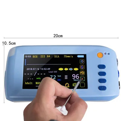 Carejoy Mini Palm Patient Monitor Vital Signs ECG NIBP Spo2 PR Medical Hospital • $399