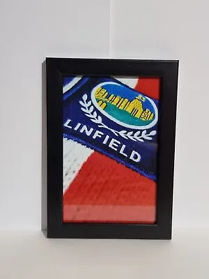 Linfield  Framed Scarf And Badge  Photo Print • £8.99