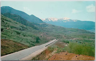 Butte Montana Helena Boulder Basin Drive Scenic Mountains USA Vintage Postcard • $3.86