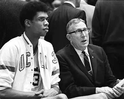 UCLA Bruins JOHN WOODEN And LEW ALCINDOR 8x10 Photo Print Glossy Poster • $5.49