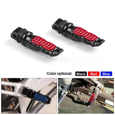 Motorcycle Rear Passenger Foot Pegs Pedals Footrest Scooter Accessory Universal* • $16.78