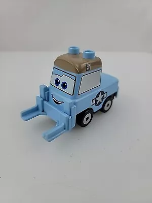 Lego Duplo Pixar Cars Guido  With Army  Logo FORKLIFT  • $9.99