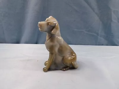 Mosser Gray Marble Glass Labrador Retriever Lab Dog Figurine • $17.98