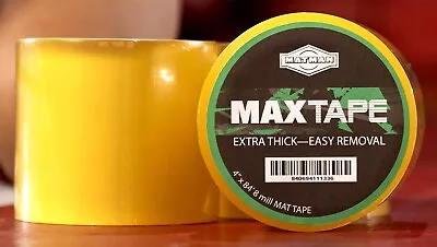 Matman Premium+ 4 In X 84 Ft 8mil MAT TAPE Clear Strong & Durable Vinyl Tape • $14.90