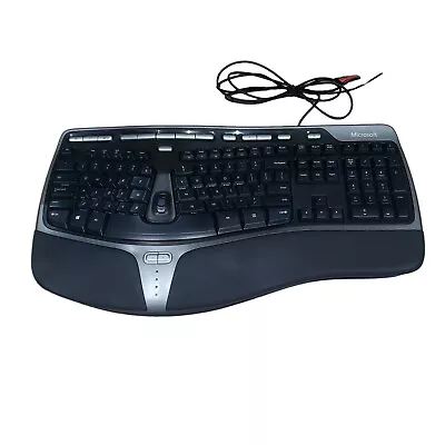 Microsoft Natural Ergonomic Keyboard USB 4000 V1.0 KU-0462 • $89.99