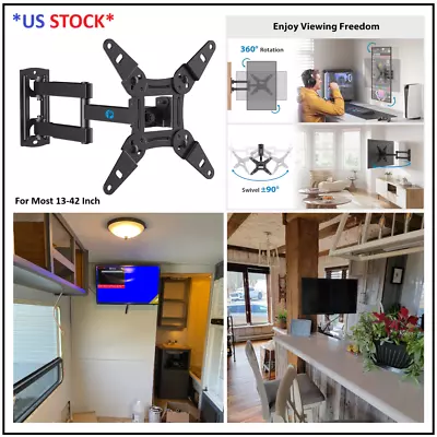 TV Wall Mount For Camper Trailer Motor Boat Truck Home Rotation Fit Most 13 -42  • $38.65