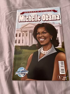 Female Force Michelle Obama #1 (2009) - 9.2 Near Mint- (blue Water) • $10.99