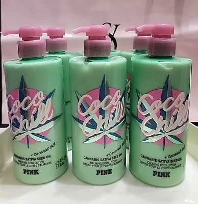 PINK COCO CHILL Victoria's Secret Perfume 14 Oz 414 Ml COCONUT OIL Body Lotion • $17.99