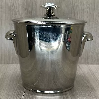 Pottery Barn Aluminum Champagne Wine Ice Bucket • $29.99