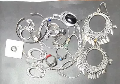 Vintage Sterling Silver Jewelry Lot • $20.54