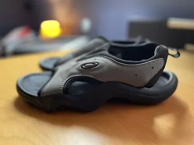 Vintage Oakley Smoke Grey Slip On Sandals Men’s Size 9 Rare • £4.20