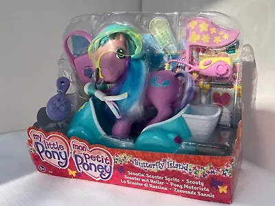 G3 MLP Scootin' Scooter Sprite Loose With Box Complete - Butterfly Island 2005  • £4.99